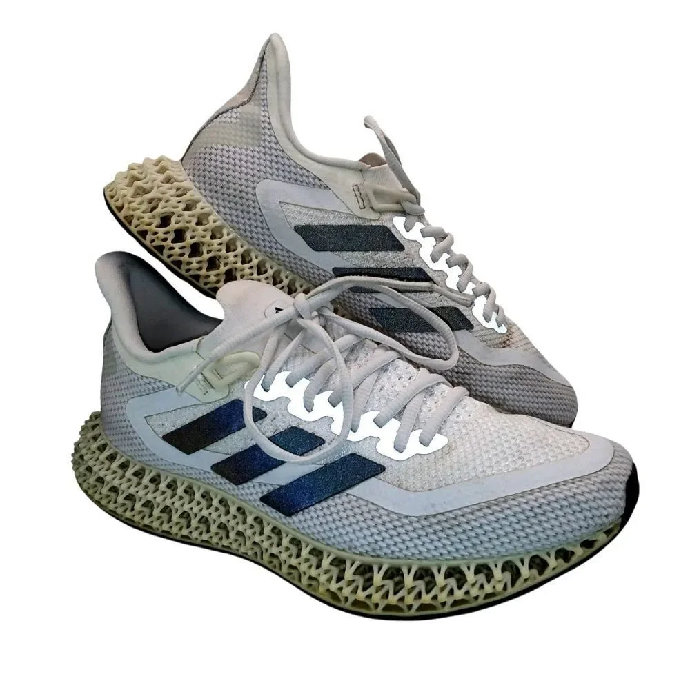 Adidas 4DFWD2 Men's White w/Black Accents Running Sneakers - Size 8.5 WOW!